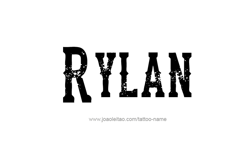 Tattoo Design Name Rylan  