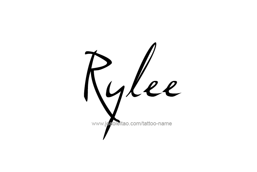 Tattoo Design Name Rylee  