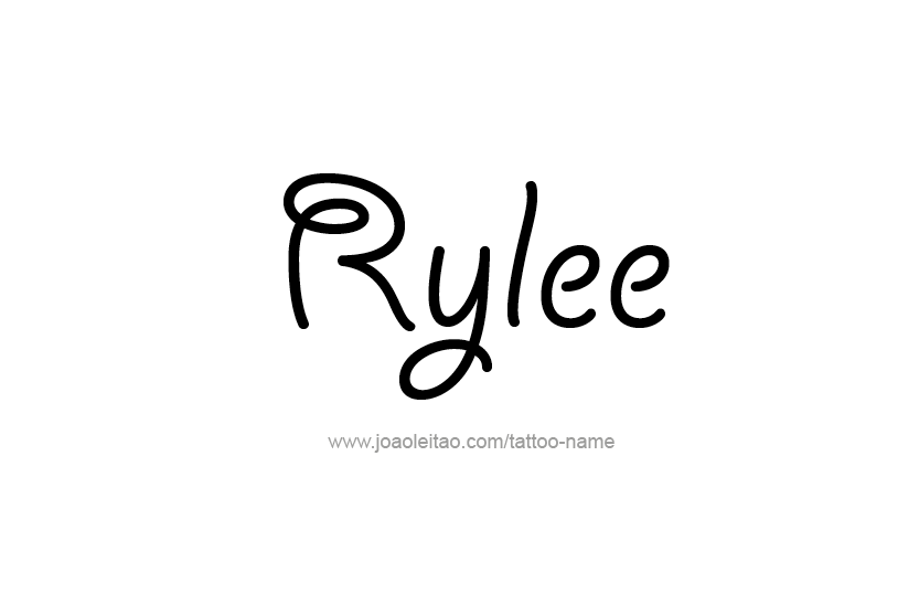 Tattoo Design Name Rylee  