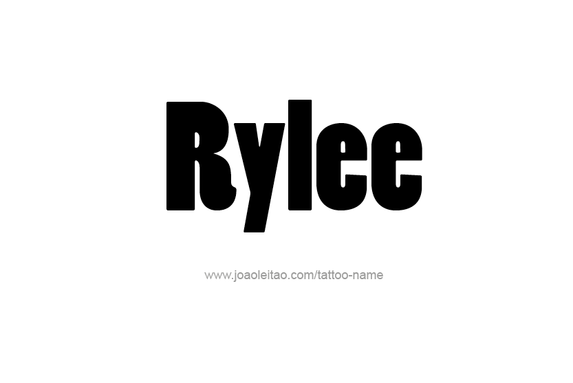 Tattoo Design Name Rylee  