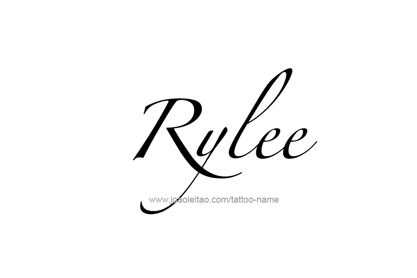 Tattoo Design Name Rylee  