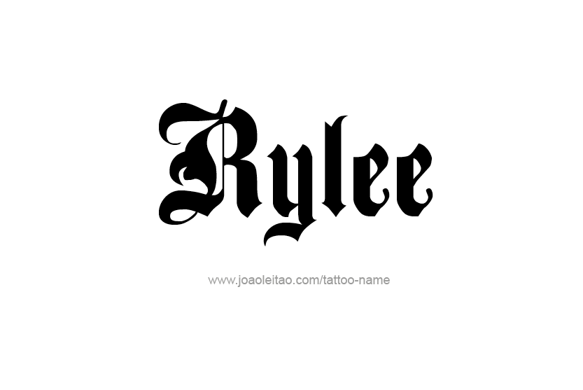 Tattoo Design Name Rylee  