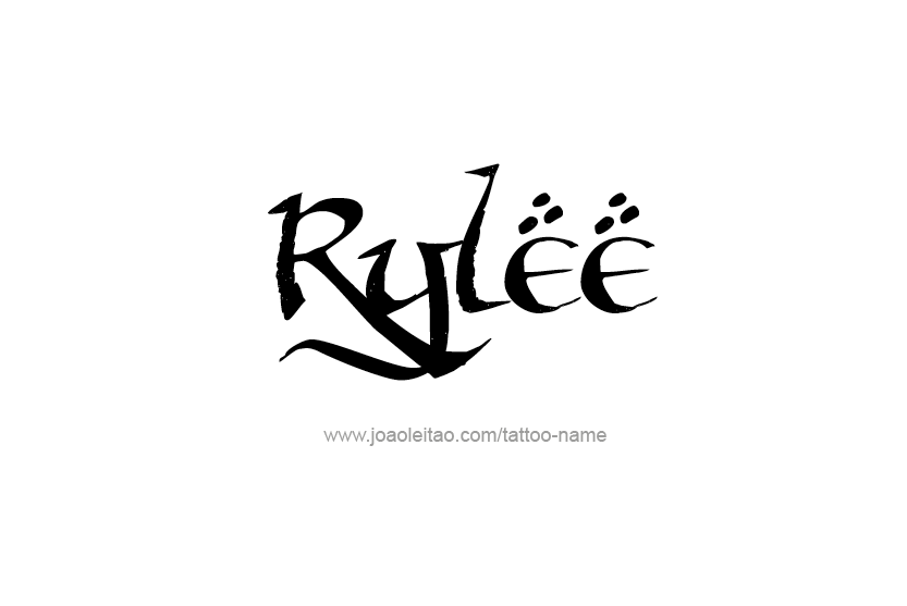 Tattoo Design Name Rylee  