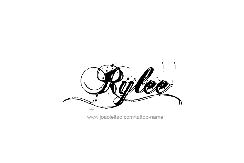 Tattoo Design Name Rylee  