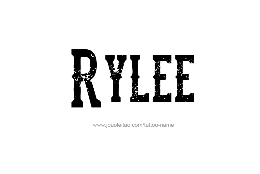 Tattoo Design Name Rylee  
