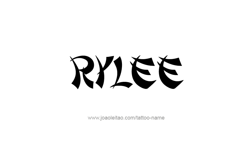 Tattoo Design Name Rylee