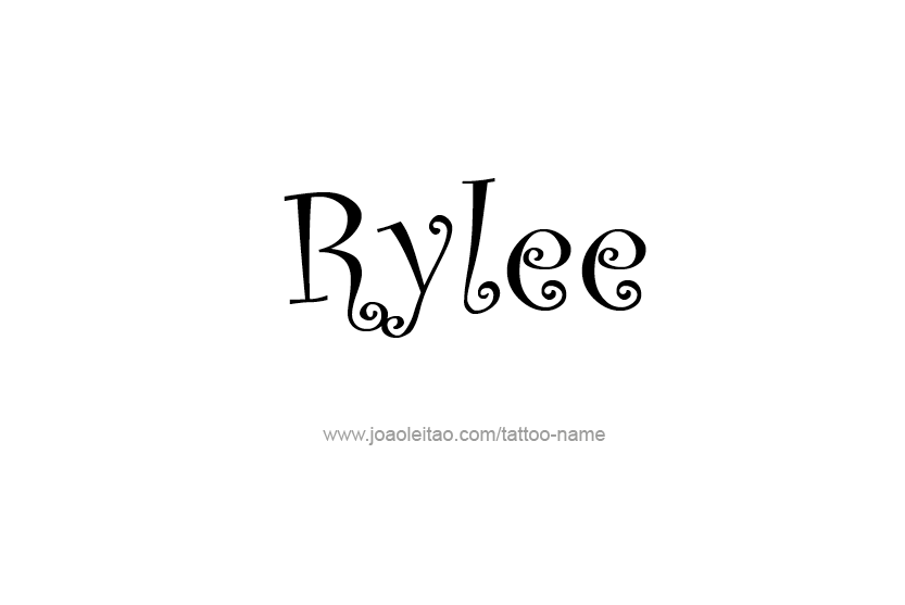 Tattoo Design Name Rylee  