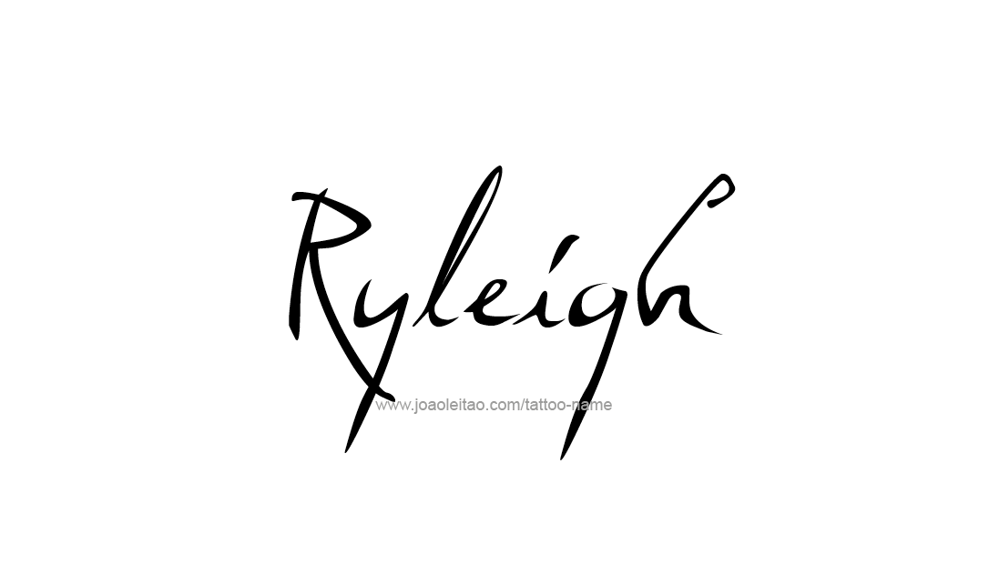 Tattoo Design Name Ryleigh  