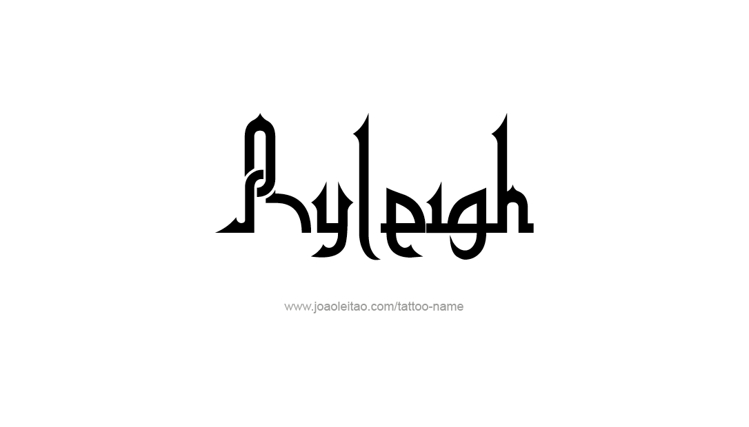 Tattoo Design Name Ryleigh  