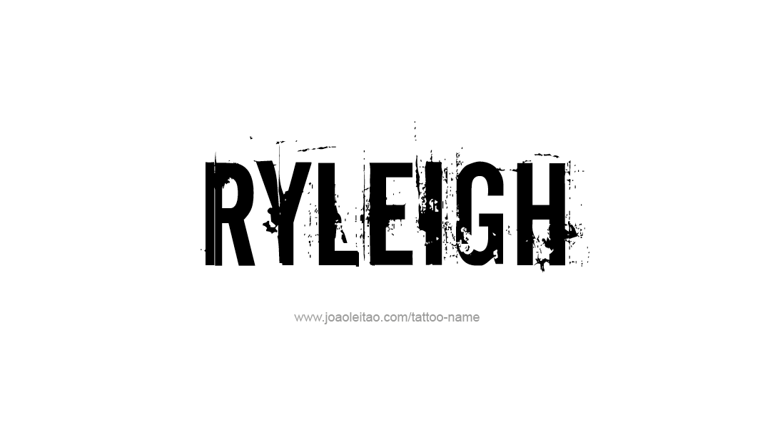 Tattoo Design Name Ryleigh  