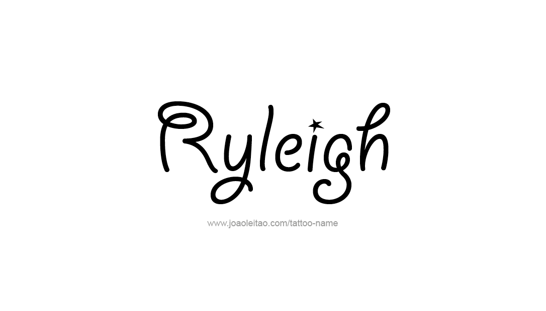 Tattoo Design Name Ryleigh  