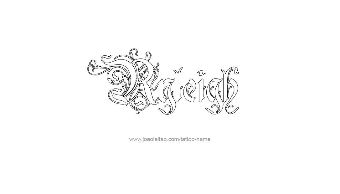 Tattoo Design Name Ryleigh  