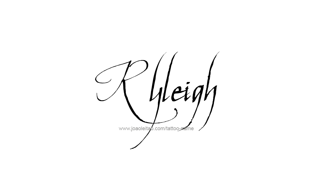 Tattoo Design Name Ryleigh  