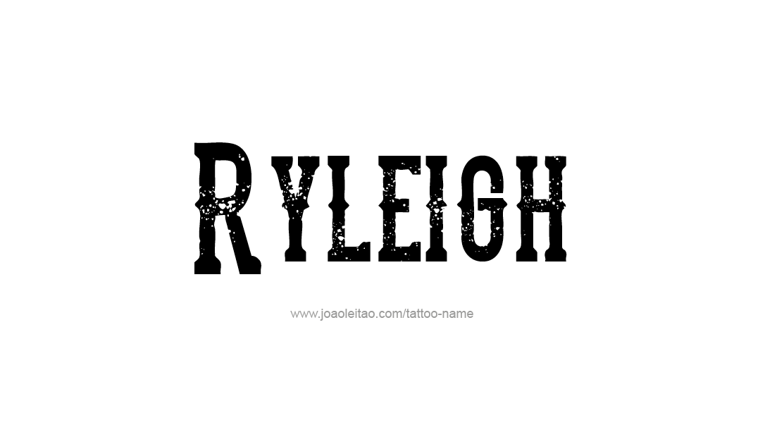 Tattoo Design Name Ryleigh  