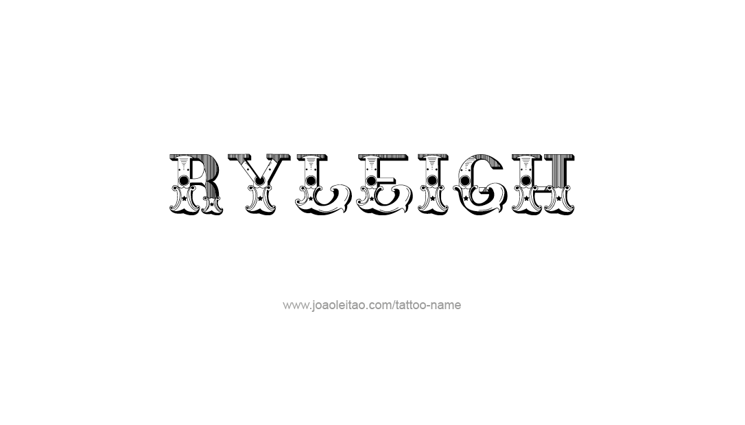 Tattoo Design Name Ryleigh  