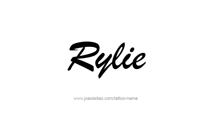 Tattoo Design Name Rylie  