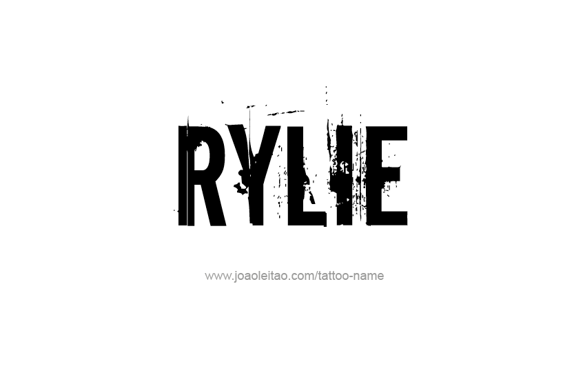 Tattoo Design Name Rylie  