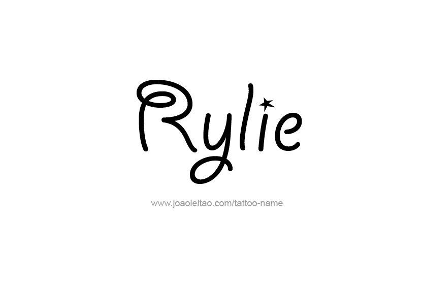 Tattoo Design Name Rylie  