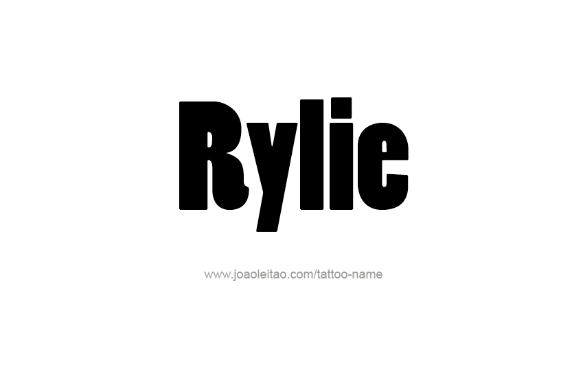 Tattoo Design Name Rylie  