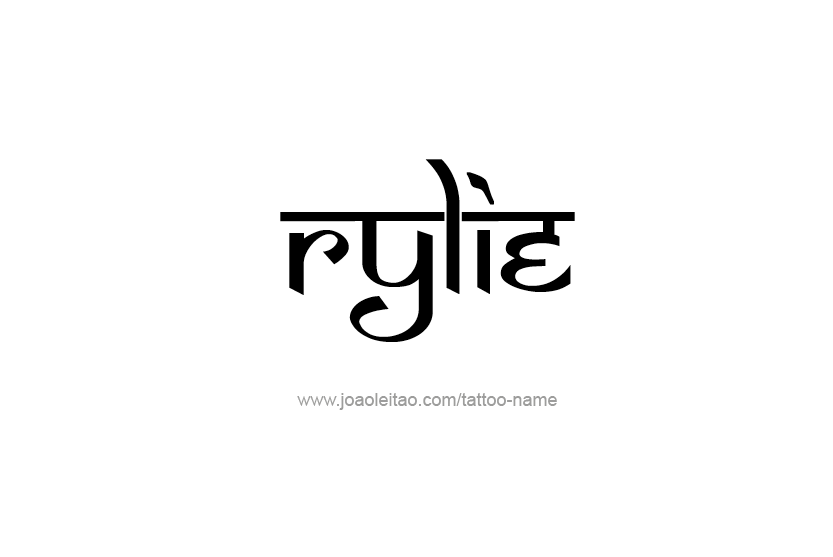 Tattoo Design Name Rylie  