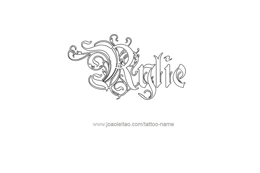 Tattoo Design Name Rylie  