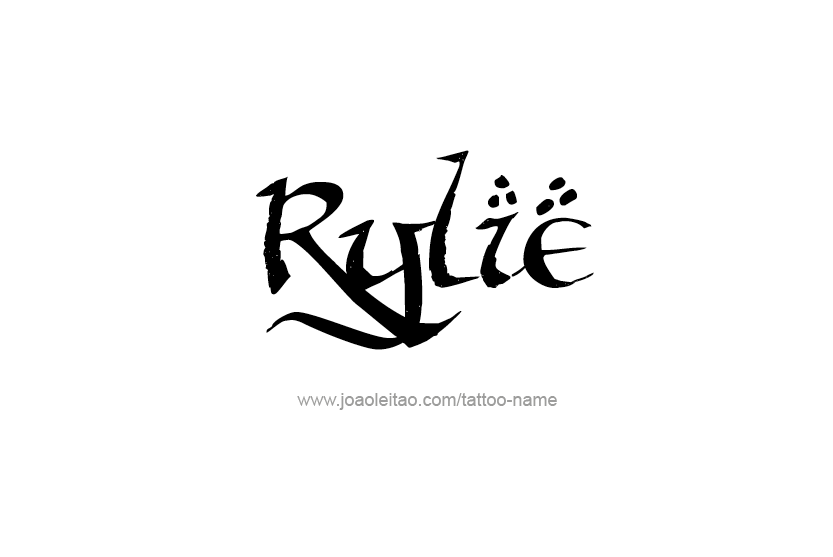 Tattoo Design Name Rylie  