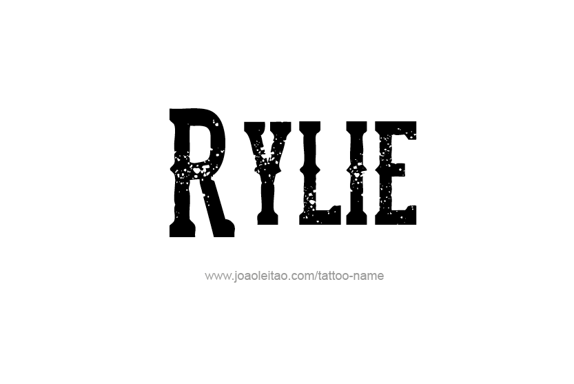 Tattoo Design Name Rylie  