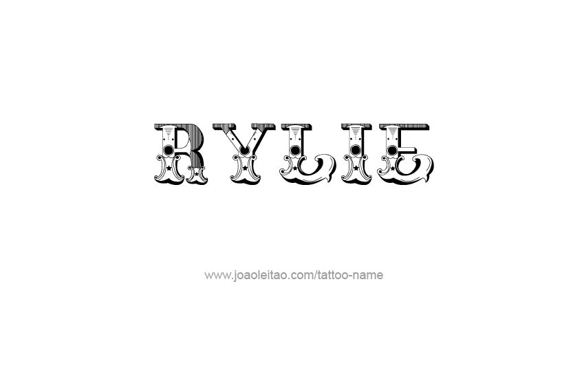 Tattoo Design Name Rylie  