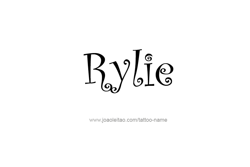 Tattoo Design Name Rylie  