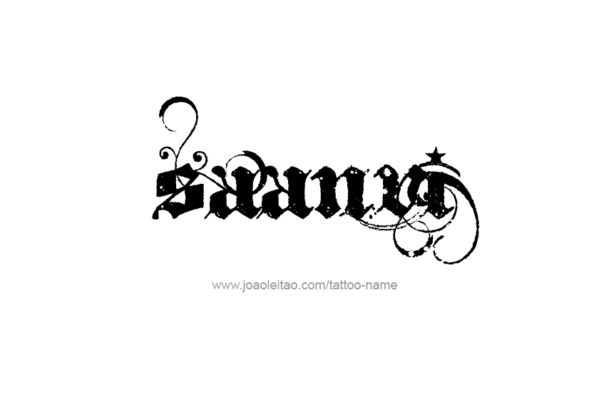 Tattoo Design Name Saanvi  