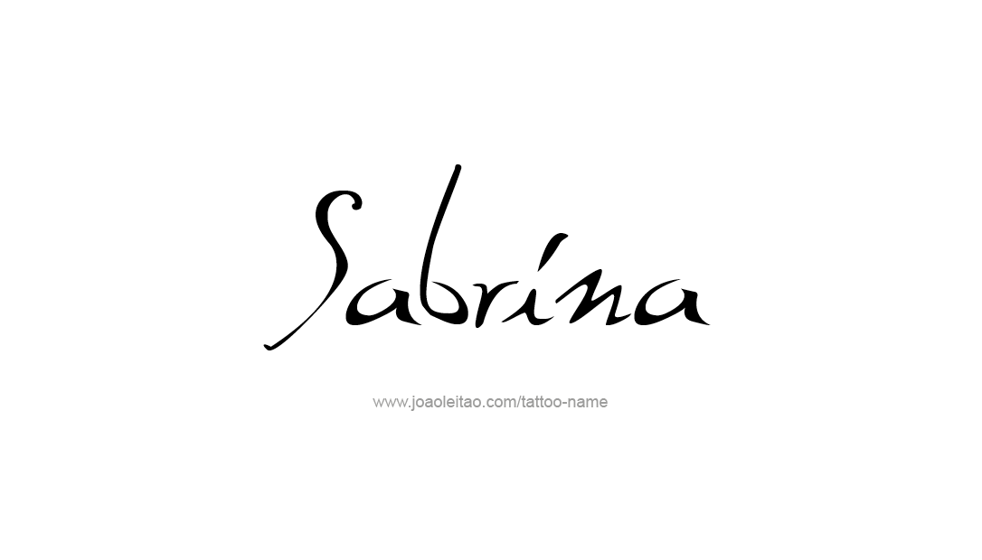 Tattoo Design Name Sabrina  