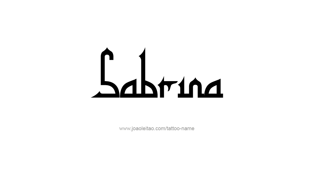 Tattoo Design Name Sabrina  