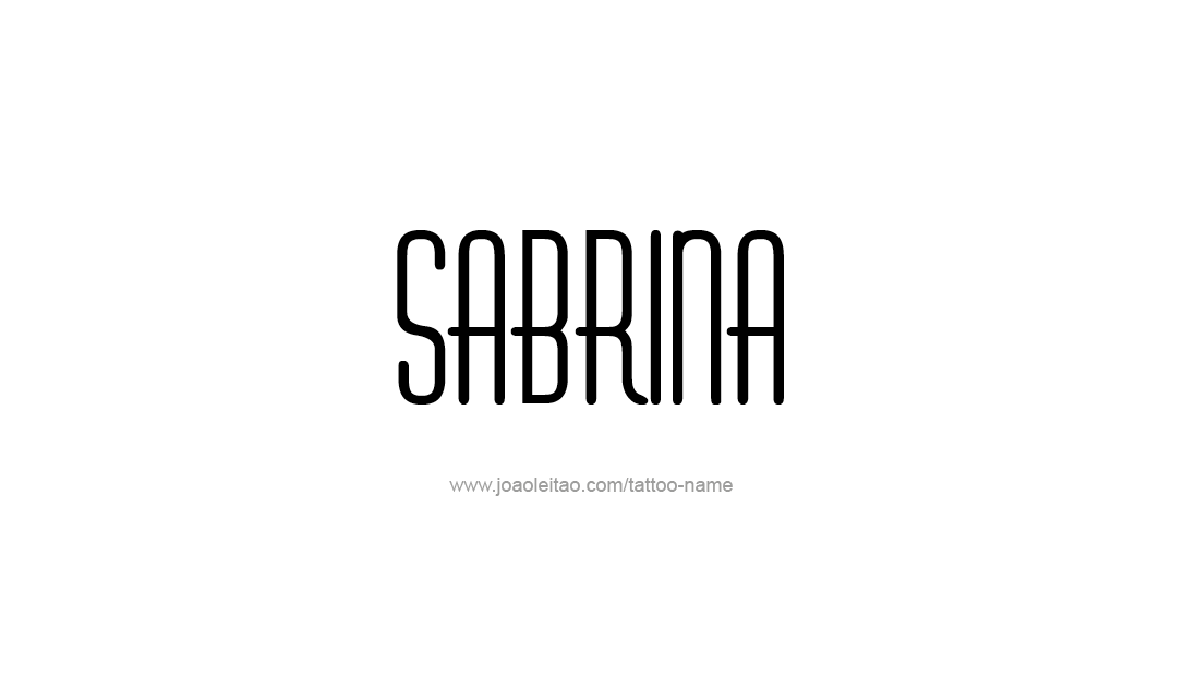 Tattoo Design Name Sabrina  