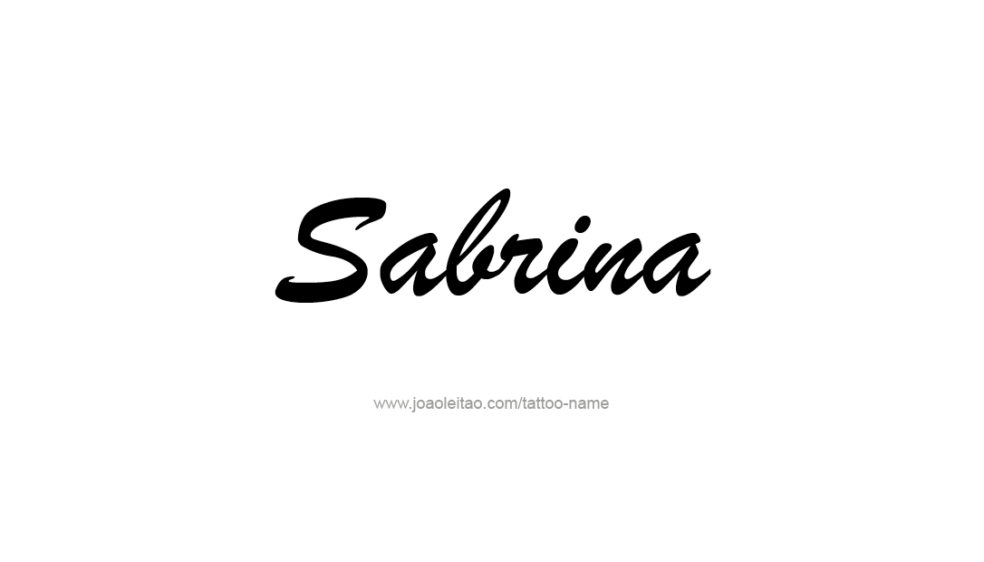 Tattoo Design Name Sabrina  