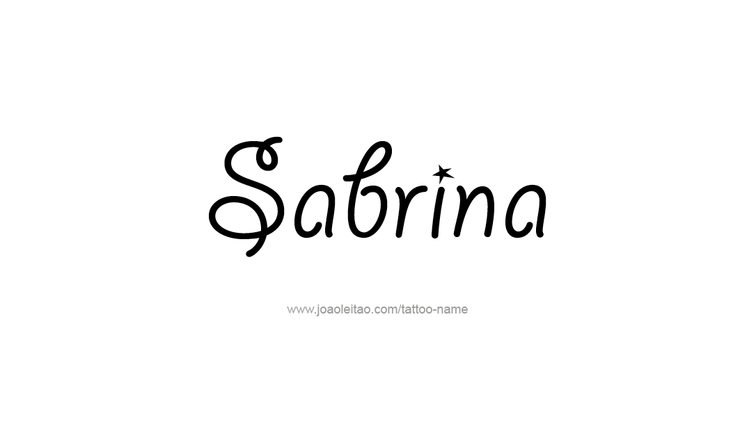 Tattoo Design Name Sabrina  