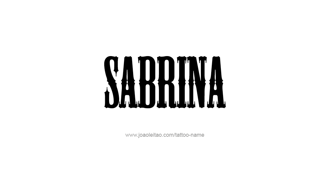 Tattoo Design Name Sabrina  