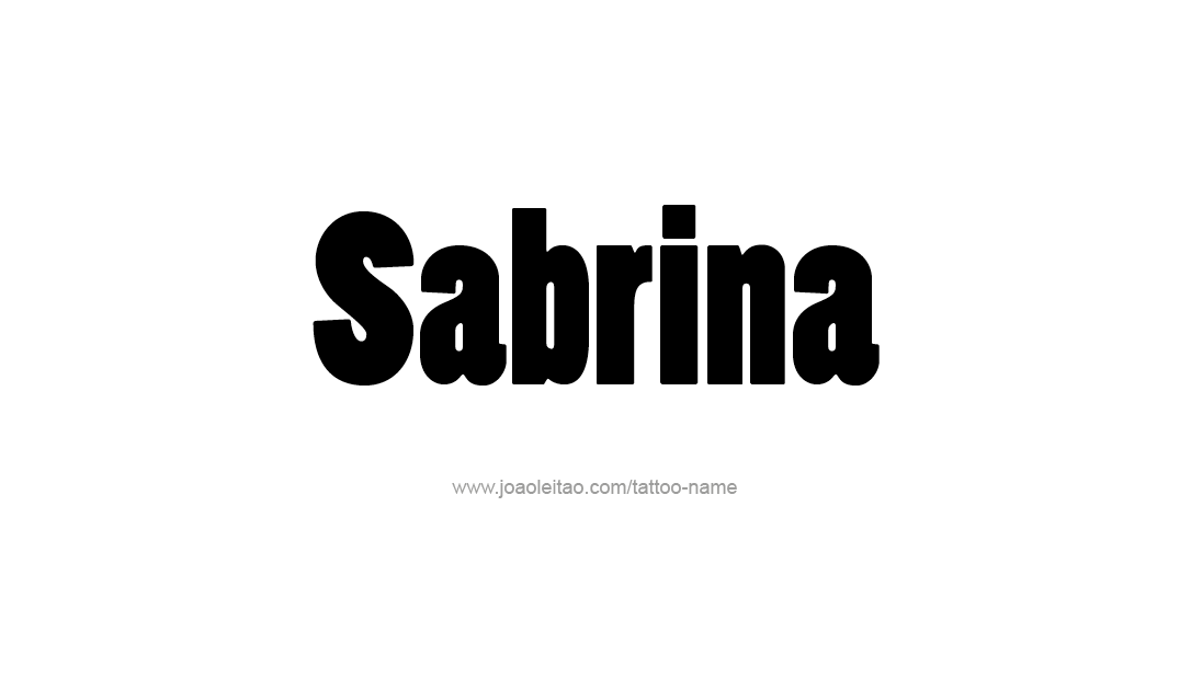 Tattoo Design Name Sabrina  