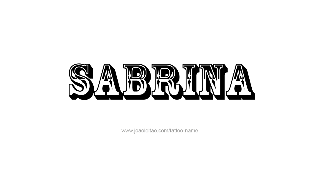 Tattoo Design Name Sabrina  