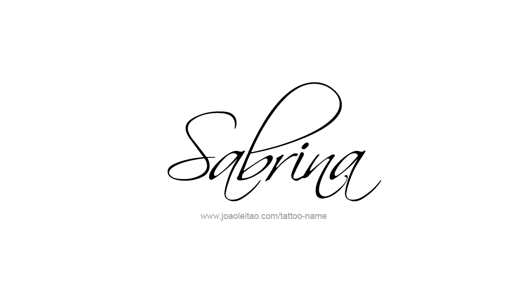 Tattoo Design Name Sabrina  