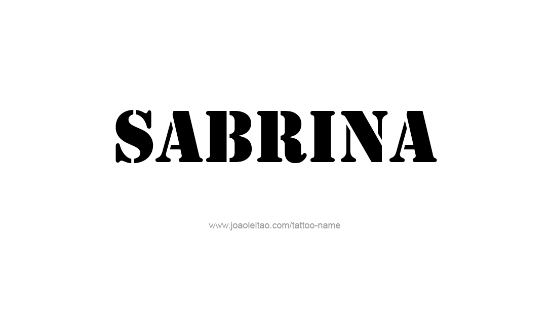 Tattoo Design Name Sabrina  