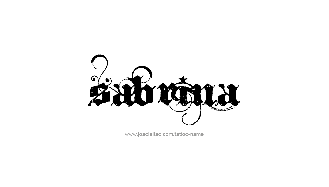 Tattoo Design Name Sabrina  