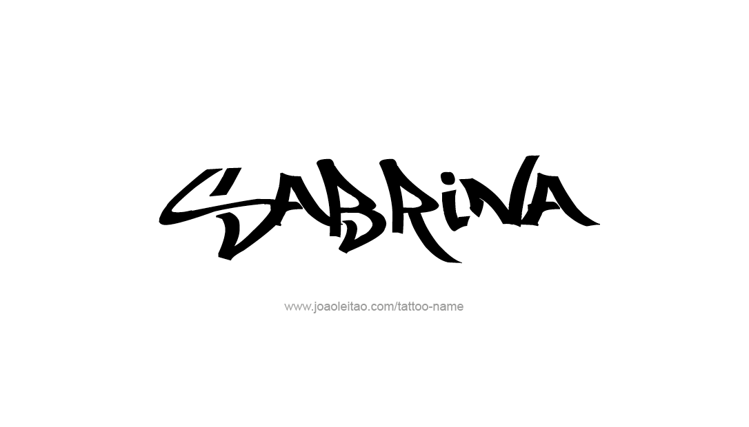 Tattoo Design Name Sabrina  