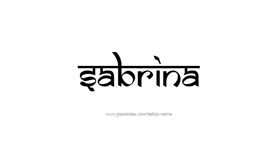 Tattoo Design Name Sabrina  