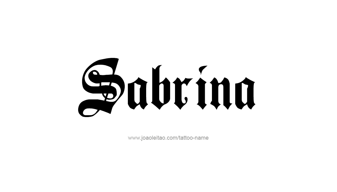 Tattoo Design Name Sabrina  