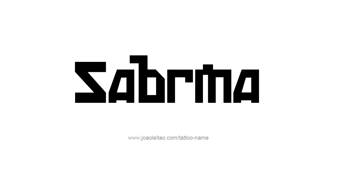 Tattoo Design Name Sabrina  