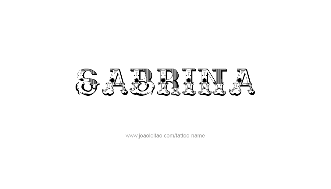 Tattoo Design Name Sabrina  