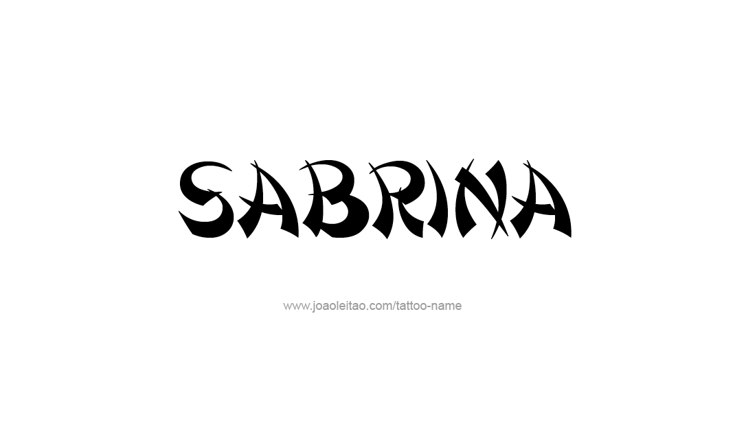 Tattoo Design Name Sabrina