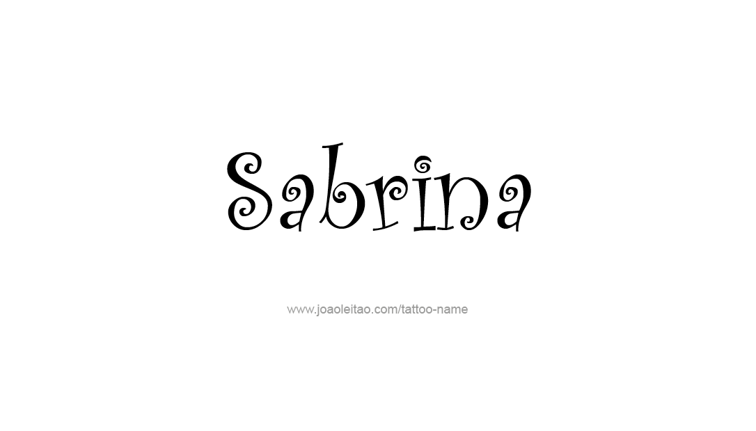 Tattoo Design Name Sabrina  