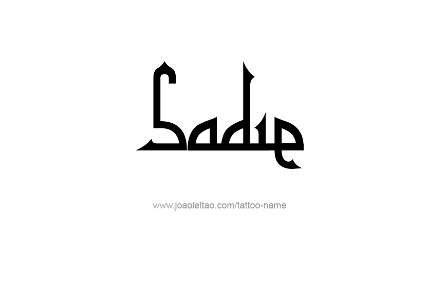 Tattoo Design Name Sadie  