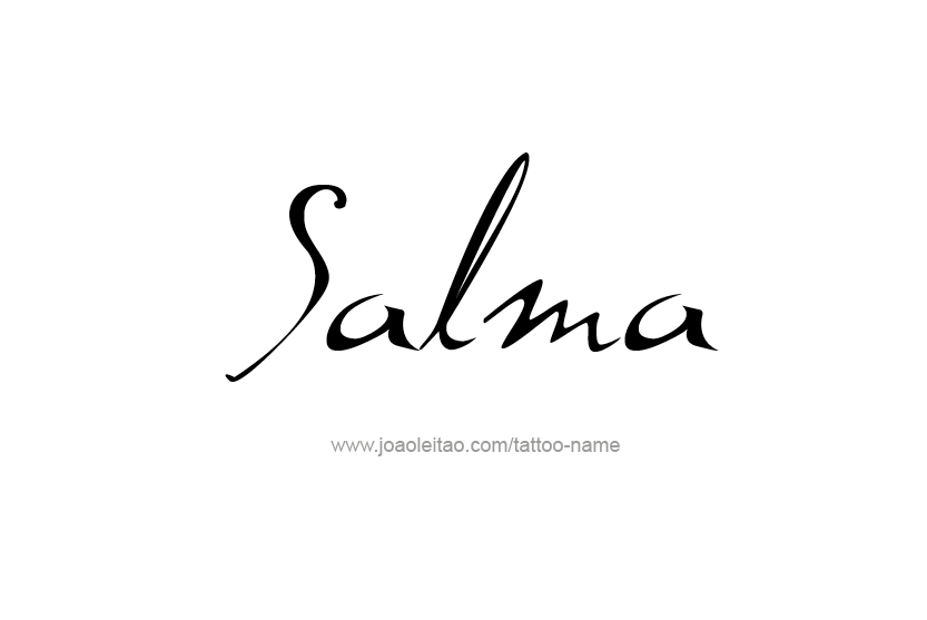 Tattoo Design Name Salma  